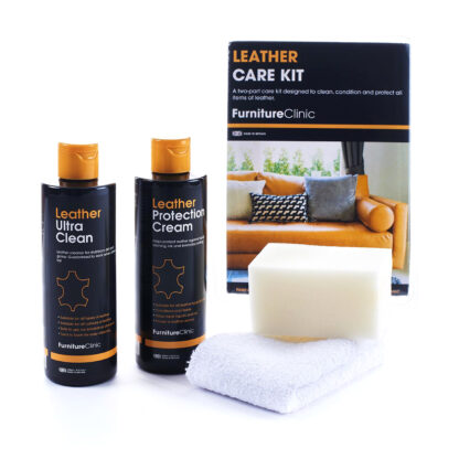 Läderbehandlingspaket Furniture Clinic Leather Car Interior Care Kit