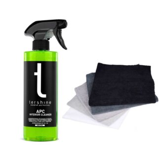 Allrengöring tershine APC Interior Cleaner Grönt Äpple, 500 ml + 5 st Mikrofiberdukar