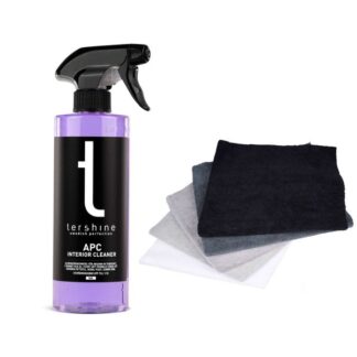 Allrengöring tershine APC Viol, 500 ml , 500 ml + 5 st Mikrofiberdukar