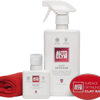 Autoglym Surface Detailing Clay Kit – Sprayvax/Rengöringslera/Polish