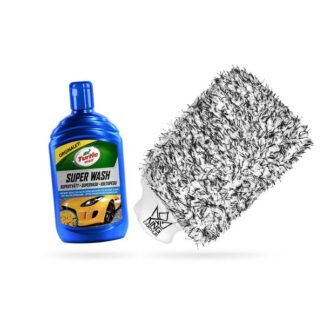 Bilschampo Turtle Wax Super Wash, 500 ml + Wash mitt