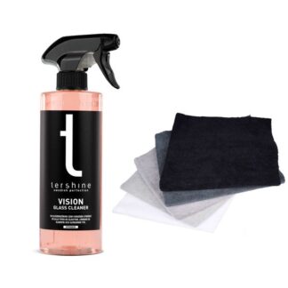 Glasrengöring tershine Vision, 500 ml, 500 ml + Mikrofiberdukar (5 st)