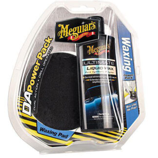 Meguiars DA Power Pack Wax – Flytande bilvax & Polerrondell 118 ml