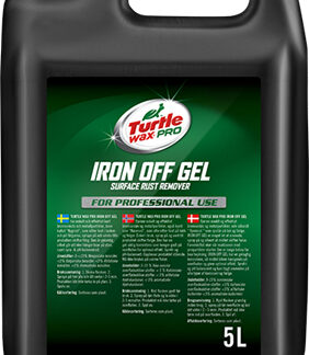 Turtle Wax Pro Iron Off Gel – Flygrostlösare Dunk 5 l