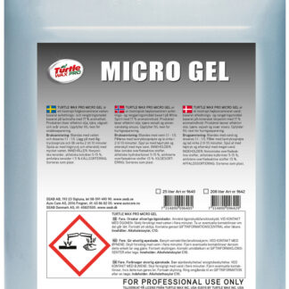 Turtle Wax Pro Microgel – Kallavfettning Dunk 25 l