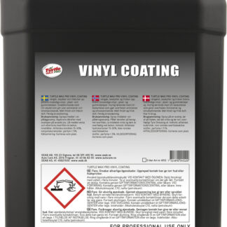 Turtle Wax Pro Vinyl Coating – Glasrengöring/Fönsterputs 5 l