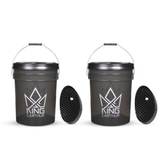 Tvätthink King Carthur 20 L + Lock, 2 st + Raster (smutsavskiljare)