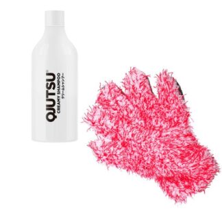 Bilschampo Soft99 Qjutsu Creamy Shampoo – Neutralt, 750 ml, Schampo + Tvätthandske